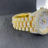 Iced Rolex Day-Date 40 Yellow Gold Full Moissainite Diamonds
