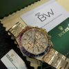 Moissanite Rolex Daytona Iced out Rainbow Bezel 18K Solid Rose Gold Swiss Movement Watch